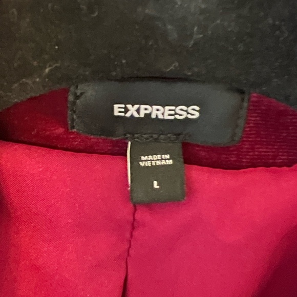 Express Women's Velvet Blazer - Picture 5 of 9